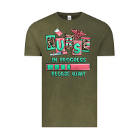 Vintage Olive nurse in progress please wait Vintage Tee - RanaPortraitStore
