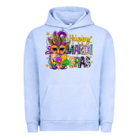 Pigment Grape Ice Happy Mardi Gras With Gnome Urban Hoodie - BundleAndBundleShop