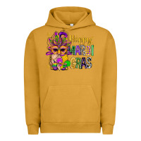 Pigment Peanut Butter Happy Mardi Gras With Gnome Urban Hoodie - BundleAndBundleShop