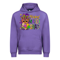 Tulip Happy Mardi Gras With Gnome Urban Hoodie - BundleAndBundleShop
