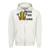 America Needs Farmers Zipper Hoodie | Teevron