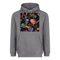 Storm 4th of july glasses  seamless pattern Heavyweight Hoodie - BundleAndBundleShop