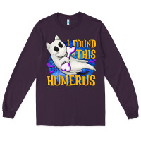 Plum I Found This Humerus Long Sleeve Tee - texasbilliewilder