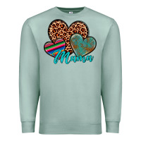 Seafoam hearts mama Premium Sweatshirt - Artiststas