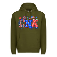 Army Green 4th of july cna Premium Hoodie - NancyCooperArtShop