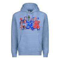Colony Blue 4th of july cna Premium Hoodie - NancyCooperArtShop