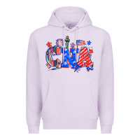 Lilac 4th of july cna Premium Hoodie - NancyCooperArtShop