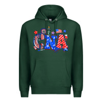 Sports Green 4th of july cna Premium Hoodie - NancyCooperArtShop