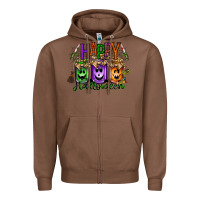 Chestnut happy halloween jar Zipper Hoodie - RacoonDesign