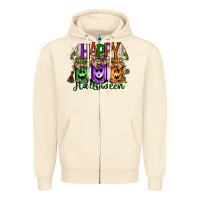 Sandshell happy halloween jar Zipper Hoodie - RacoonDesign