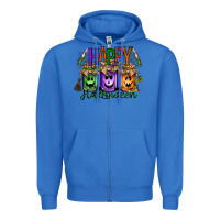 True Royal happy halloween jar Zipper Hoodie - RacoonDesign