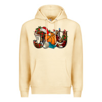 Pina Colada joy with basketball and santa's hat Premium Hoodie - AdoDesignShop
