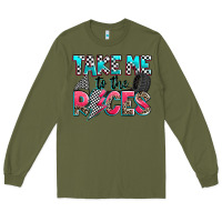 Army Green take me to the races Long Sleeve Tee - Zillion Design Studio