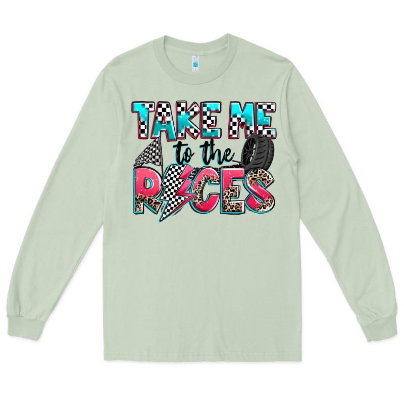 Take Me To The Races Long Sleeve Tee by Zillion Design Studio | Teevron