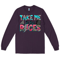 Plum take me to the races Long Sleeve Tee - Zillion Design Studio