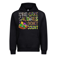 Black King Cake Calories Don't Count Mardi Gras Urban Hoodie - BundleAndBundleShop