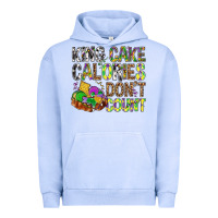 Pigment Grape Ice King Cake Calories Don't Count Mardi Gras Urban Hoodie - BundleAndBundleShop
