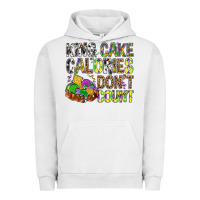 Pigment Lunar Rock King Cake Calories Don't Count Mardi Gras Urban Hoodie - BundleAndBundleShop
