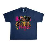 Navy black girl magic Urban Heavy Tee - Zillion Design Studio