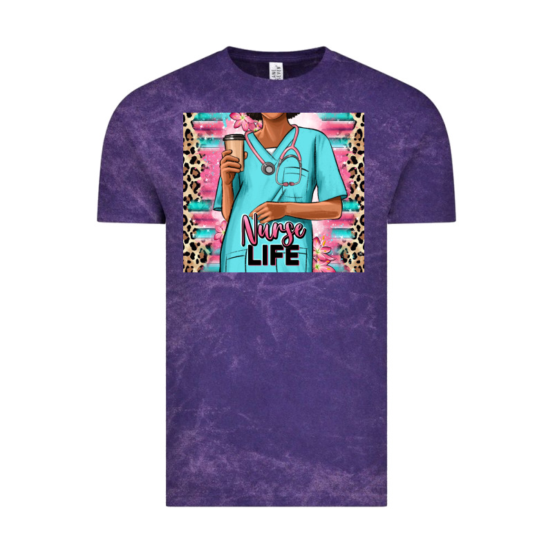 Nurse Life Afro Woman Vintage Tee by RanaPortraitStore | Teevron