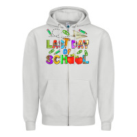 Dove Grey last day of school Zipper Hoodie - HRA Design Shop