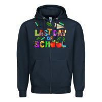 Navy last day of school Zipper Hoodie - HRA Design Shop