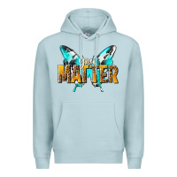 Blue Mist you matter Premium Hoodie - NancyCooperArtShop