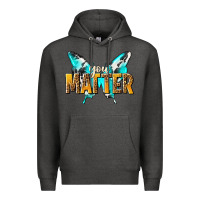 Charcoal Heather you matter Premium Hoodie - NancyCooperArtShop