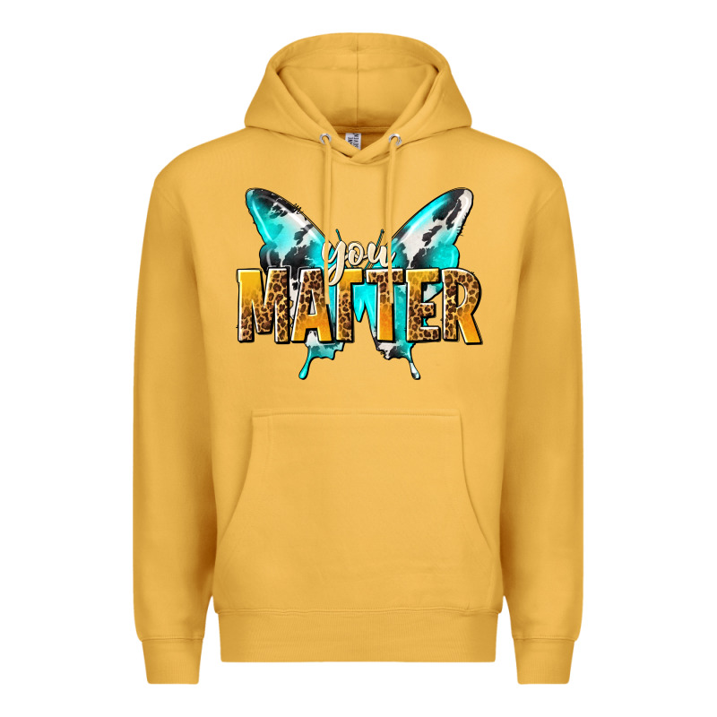 You Matter Premium Hoodie by NancyCooperArtShop | Teevron