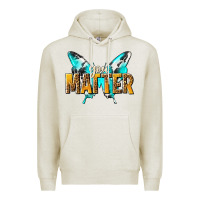 Oatmeal Heather you matter Premium Hoodie - NancyCooperArtShop