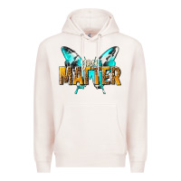 Pale Pink you matter Premium Hoodie - NancyCooperArtShop
