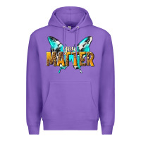 Purple you matter Premium Hoodie - NancyCooperArtShop