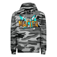 Slate Camo you matter Premium Hoodie - NancyCooperArtShop