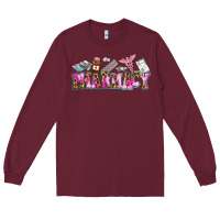 Burgundy pharmacy Long Sleeve Tee - AdoDesignShop