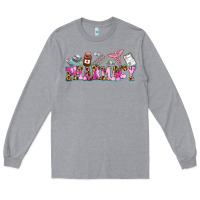Heather Grey pharmacy Long Sleeve Tee - AdoDesignShop