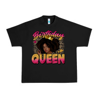 Black birthday queen Urban Heavy Tee - Zillion Design Studio