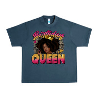 Midnight Navy birthday queen Urban Heavy Tee - Zillion Design Studio