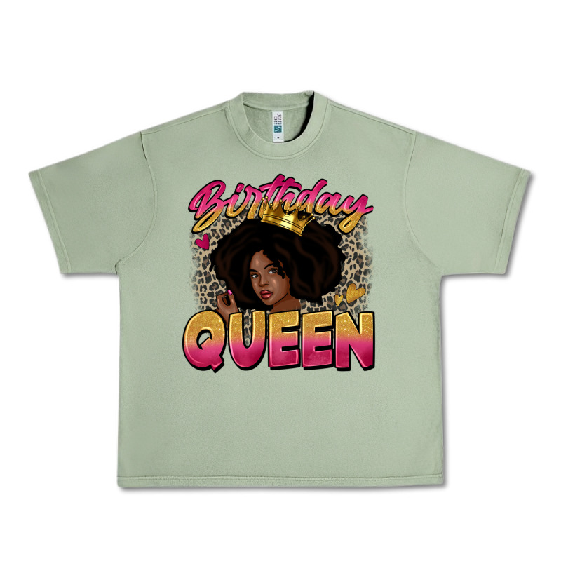 Birthday Queen Urban Heavy Tee by Zillion Design Studio | Teevron