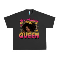 Pigment Black birthday queen Urban Heavy Tee - Zillion Design Studio