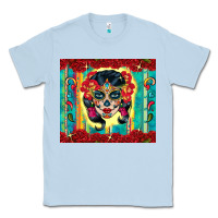 Dusty Blue sugar skull tumbler 3 Classic Tee - CTS Tumbler Store