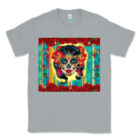 Heather Grey sugar skull tumbler 3 Classic Tee - CTS Tumbler Store