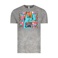 Cloud Rock nurse life blonde woman Vintage Tee - RanaPortraitStore