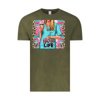 Vintage Olive nurse life blonde woman Vintage Tee - RanaPortraitStore