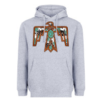 Heather Grey thunderbird Heavyweight Hoodie - JahusDesignShop