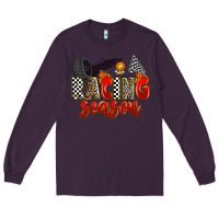 Plum racing season Long Sleeve Tee - Zillion Design Studio