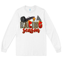 White racing season Long Sleeve Tee - Zillion Design Studio