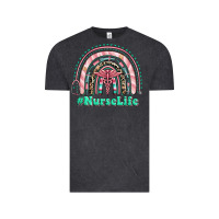 Vintage Black nurse life rainbow Vintage Tee - RanaPortraitStore