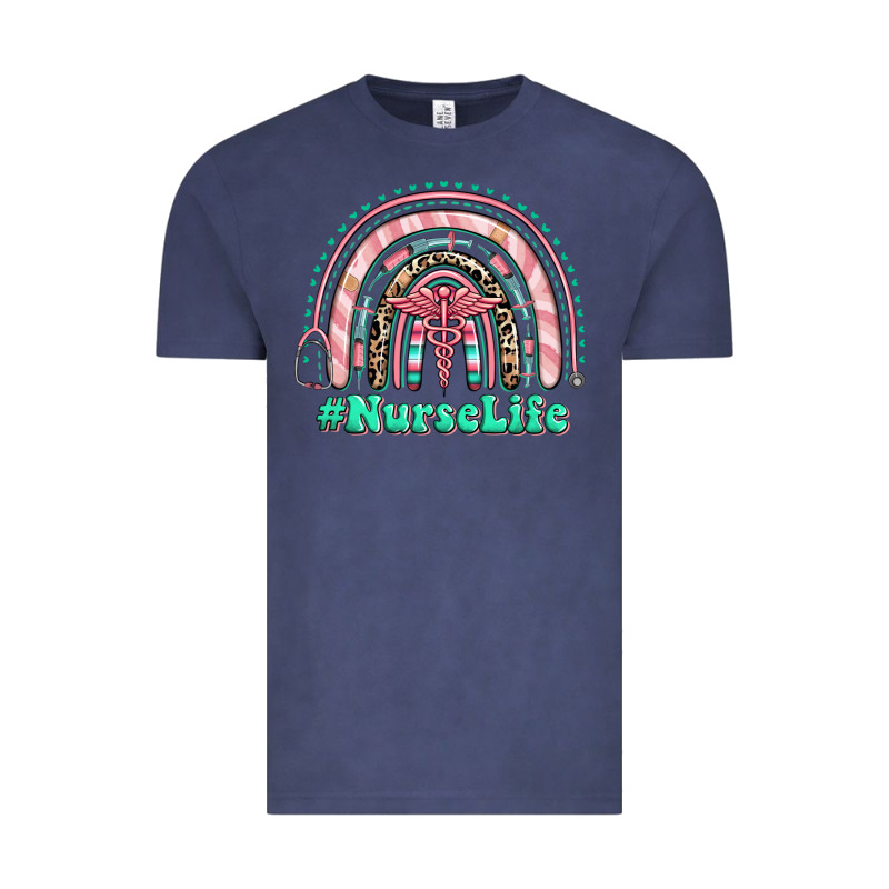 Nurse Life Rainbow Vintage Tee by RanaPortraitStore | Teevron