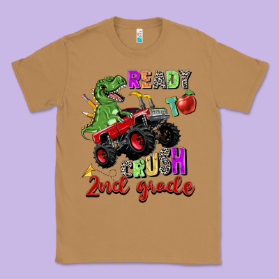 Ready To Crush 2nd Grade Classic Tee Designed By Zillion Design Studio