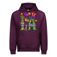 Mauve Wine Louisiana Urban Hoodie - BundleAndBundleShop